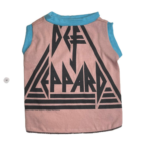 Recycled Dog Tank "Def Leppard" - Size M