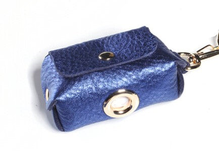 Fine Doggy Leather Poop Bag Holder - Dog.Dog.Cat.