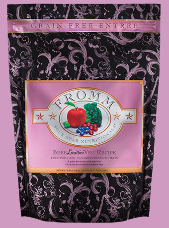 Fromm 4 Star Dry Cat Food-Beef Liváttini Veg Recipe - Dog.Dog.Cat.