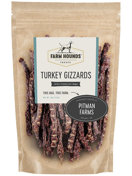 Farm Hounds Bagged Treat -  Turkey Gizzard Sticks
